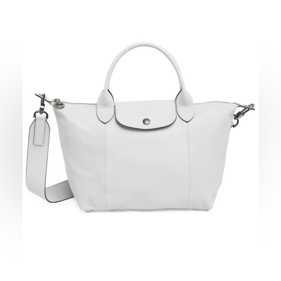 Longchamp Bags Longchamp Le Pliage Leather Top Handle Bag Nwt Poshmark